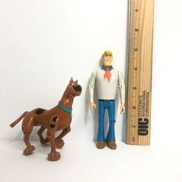 scooby doo fred jones action figures 4.5 inches y2k hanna barbera - Picture 2 of 8